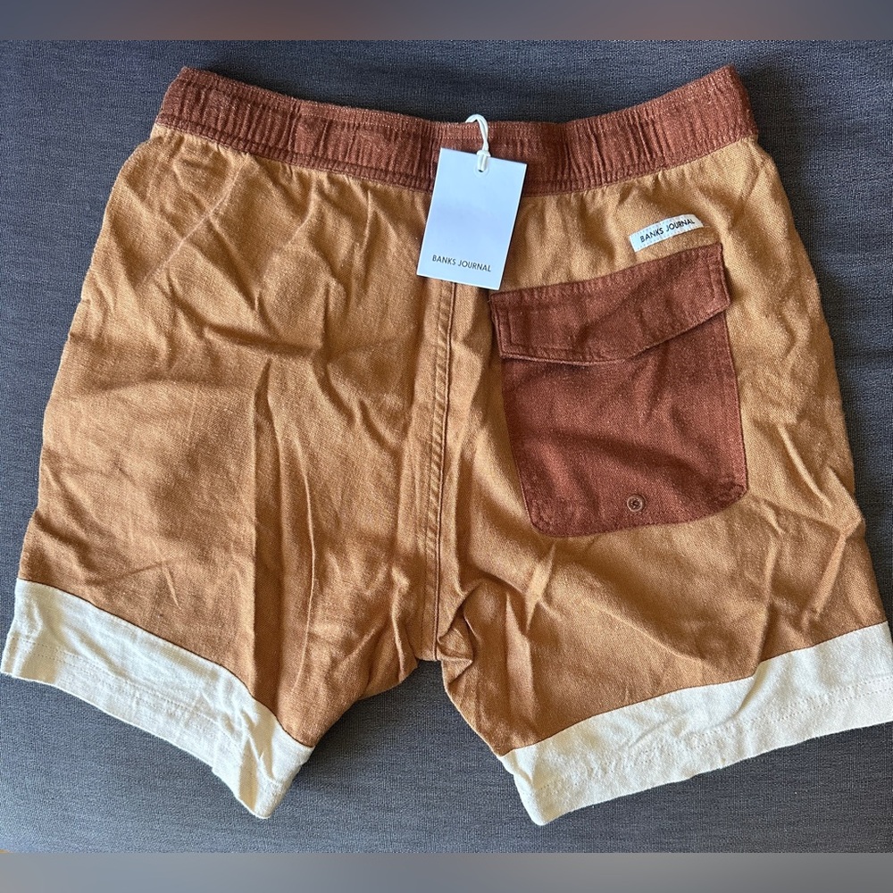 Banks Journal Verge Walkshort in Sunburn - Picture 3 of 6